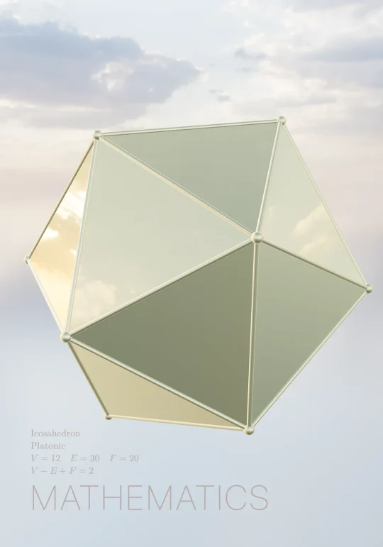 Icosahedron poster
