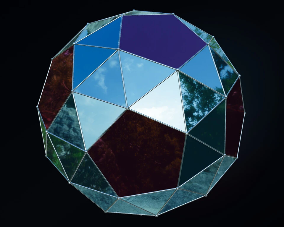 Reflective polyhedron